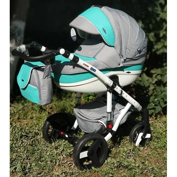 Детская коляска BeBe-Mobile Movo R 2 в 1, ткань+эко-кожа — фото 31