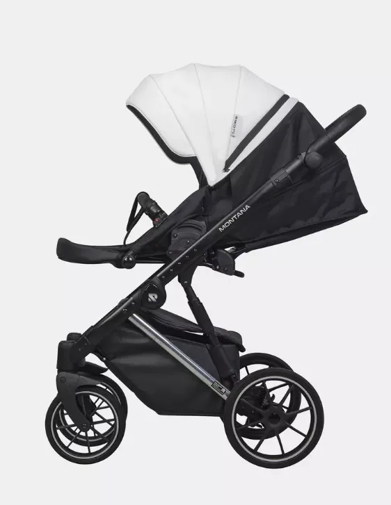 Детская коляска Riko Basic Montana Premium Silver 2 в 1 — фото 9