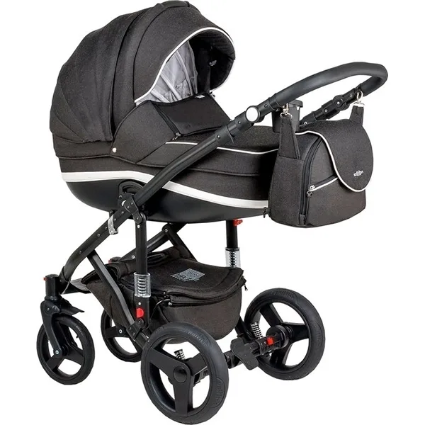 Детская коляска BeBe-Mobile Movo R 3 в 1, ткань+эко-кожа — фото 25