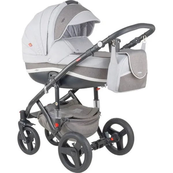 Детская коляска BeBe-Mobile Movo R 3 в 1, ткань+эко-кожа — фото 27