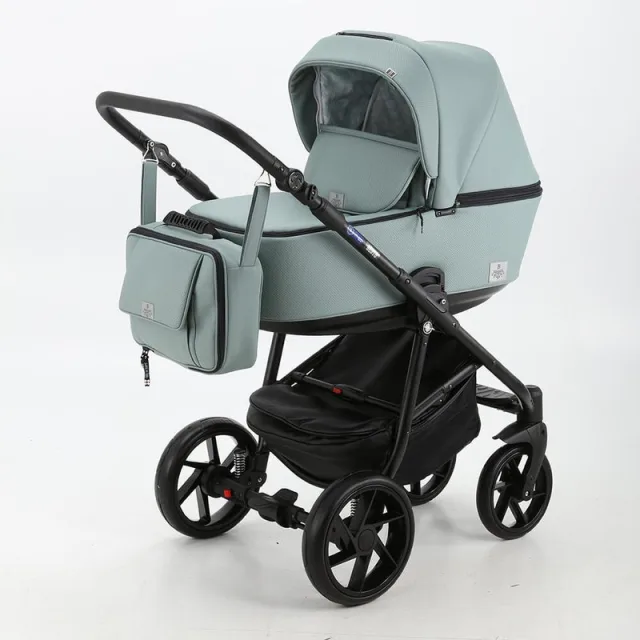 Детская коляска BeBe-Mobile Gusto Deluxe 3 в 1, эко-кожа — фото 2