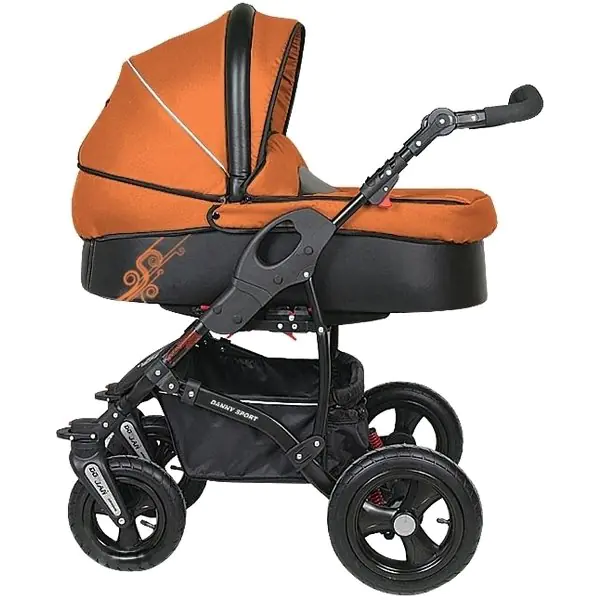 Детская коляска Danny Sport 3 в 1 Prestige из эко-кожи — фото 1