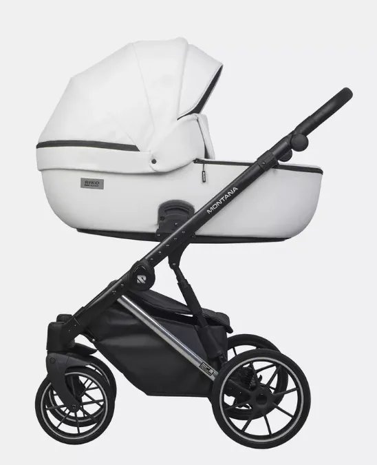 Детская коляска Riko Basic Montana Premium Silver 2 в 1 — фото 3