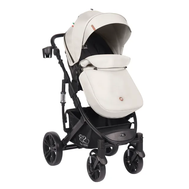 Детская коляска-трансформер Sweet Baby Comfort 2 в 1 на черной раме — фото 5