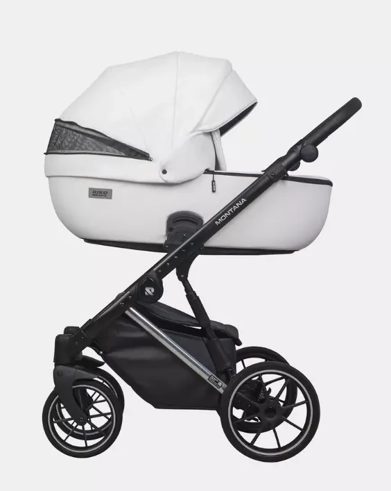 Детская коляска Riko Basic Montana Premium Silver 2 в 1 — фото 4