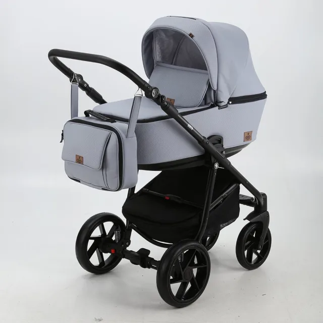 Детская коляска BeBe-Mobile Gusto Deluxe 3 в 1, эко-кожа — фото 12