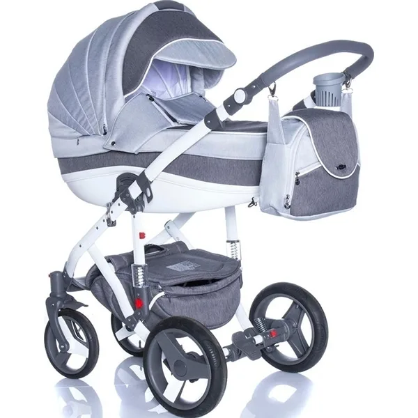Детская коляска BeBe-Mobile Movo R 3 в 1, ткань+эко-кожа — фото 24
