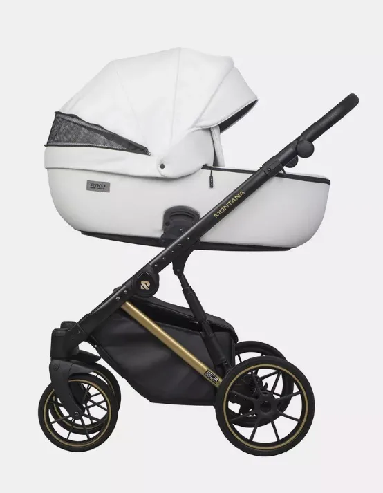 Детская коляска Riko Basic Montana Premium Gold 2 в 1 — фото 4