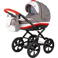 Детская коляска BeBe-Mobile Ines R 3 в 1, ткань+эко-кожа 9e4a74a1-2225-11e8-b005-4aad34b7c28f — Фото