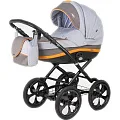 Детская коляска BeBe-Mobile Ines R 3 в 1, ткань+эко-кожа abc8bd84-2225-11e8-b005-4aad34b7c28f — Фото