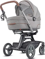 Детская коляска Inglesina Quad System 2 в 1 на шасси Quad Titanium Black Cognac