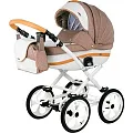 Детская коляска BeBe-Mobile Ines R 3 в 1, ткань+эко-кожа 9e4a74a3-2225-11e8-b005-4aad34b7c28f — Фото