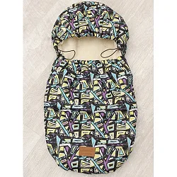 Универсальный меховой конверт AmaroBaby Little Friend Абстракция 80х45 см