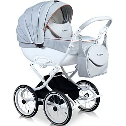 Детская коляска Street Racer Campania Eco 2 в 1, эко-кожа