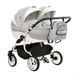 Детская коляска Indigo INDIGO Duo 2 в 1 на белой раме