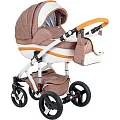 Детская коляска BeBe-Mobile Movo R 3 в 1, ткань+эко-кожа 9bf94e23-2224-11e8-b005-4aad34b7c28f — Фото