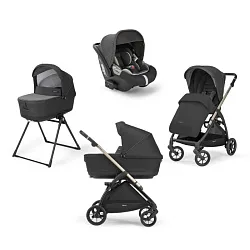 Детская коляска Inglesina Electa System Quattro 4 в 1 на шасси Electa Iridium Black
