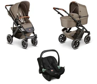 Детская коляска ABC-Design Salsa 4 Air 3 в 1 на черной раме