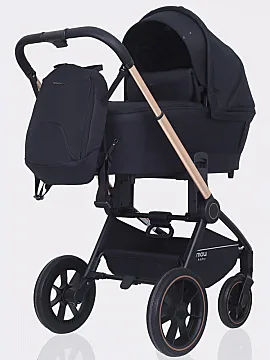 Детская коляска Mowbaby Zoom PU 2 в 1 на золотой раме
