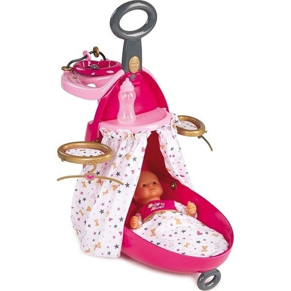 Набор для кормления и купания пупса в чемодане Smoby Baby Nurse 220316 фото 1