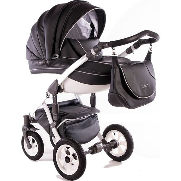 Детская коляска Street Racer Karona Eco 2 в 1, эко-кожа - Фото
