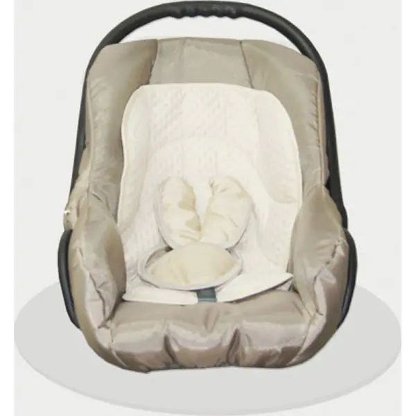 Детская коляска Esperanza Classic Leatherette 3 в 1 кожа Цвет рамы - Бежевый Маленькие колеса фото 8