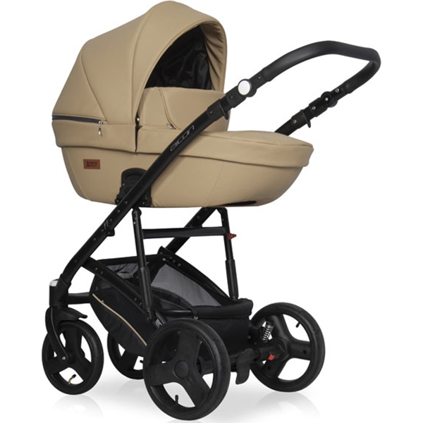 Детская коляска Riko Basic Aicon Ecco 3 в 1, эко-кожа - Фото