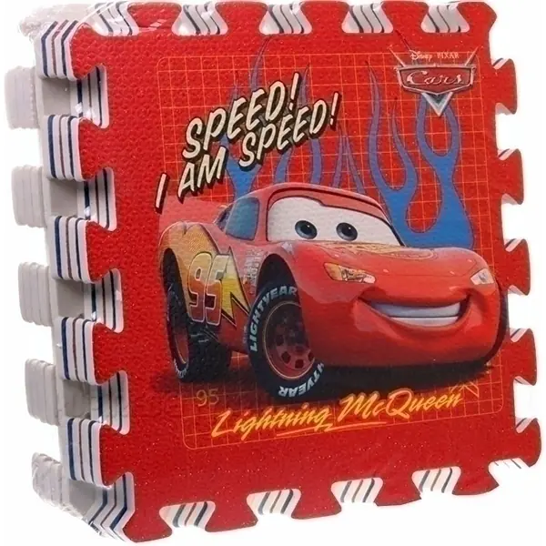 Коврик-пазл Играем Вместе Дисней Тачки, 9 сегментов, 31,5 х 31,5 см, арт. 146942/FS-588 фото 2