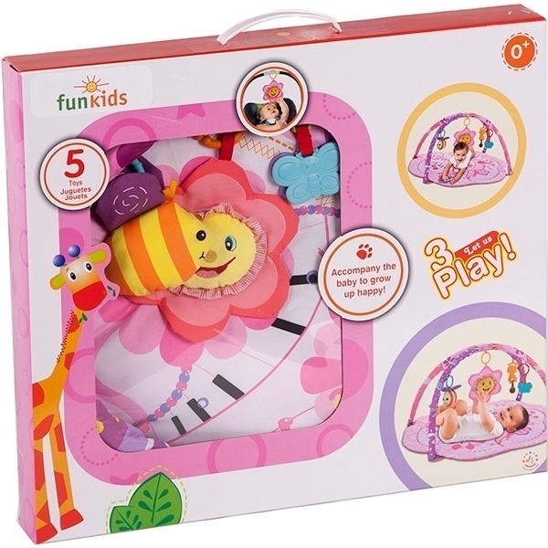 Развивающий коврик для новорожденного Funkids Rosie Sun Gym 8817 фото 3