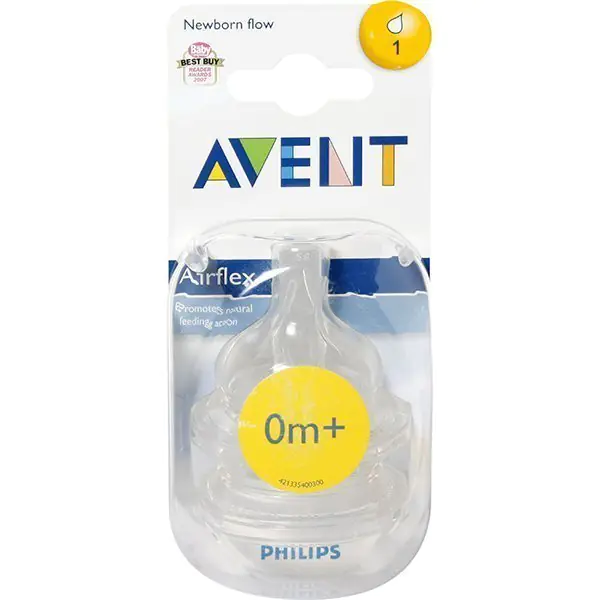 Соска Philips Avent для новорожденного SCF631/27 2 шт фото 1