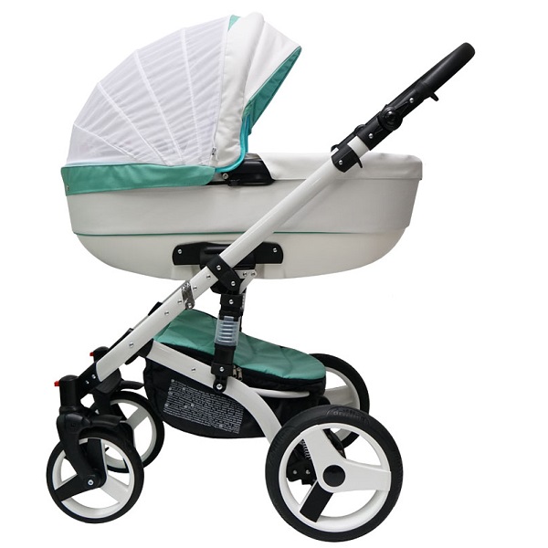 Детская коляска Mikrus Cruiser Premium 3 в 1, 100% эко-кожа фото 21