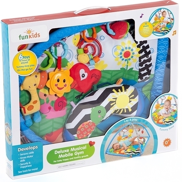 Развивающий коврик для новорожденного Funkids Happy Time Gym 27286 фото 2