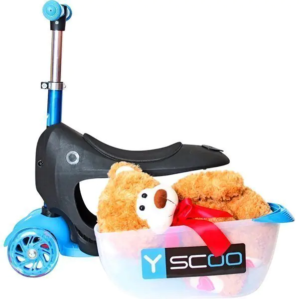 Каталка-самокат 3 в 1 Y-Scoo Mini Jump&Go фото 12