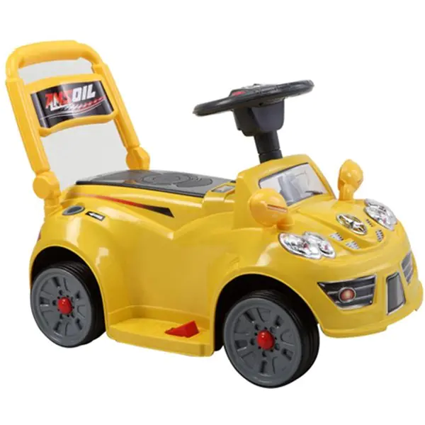 Электроминикар JiaJia B21 6V Yellow, 3-6 лет, с музыкой и дистанционным управлением - Фото