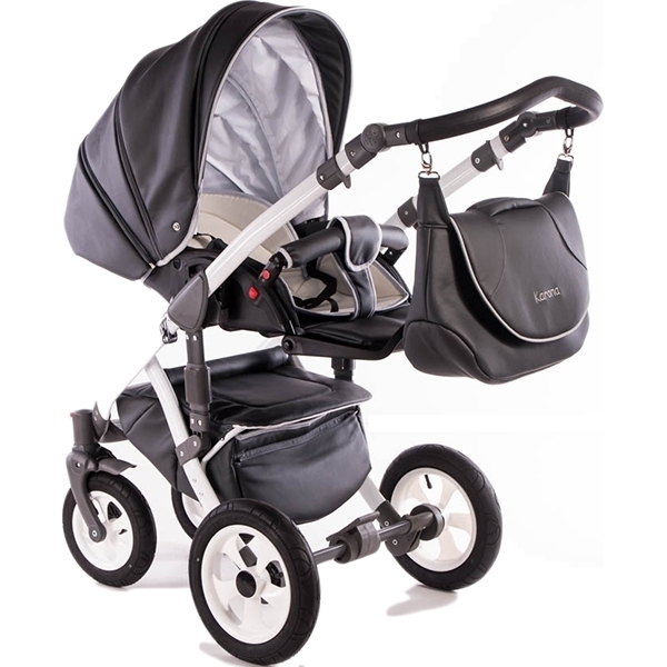 Детская коляска Street Racer Karona Eco 2 в 1, эко-кожа фото 8