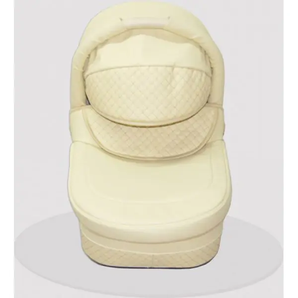 Детская коляска Esperanza Classic Leatherette 2 в 1 кожа Цвет рамы - Белый Маленькие колеса фото 9