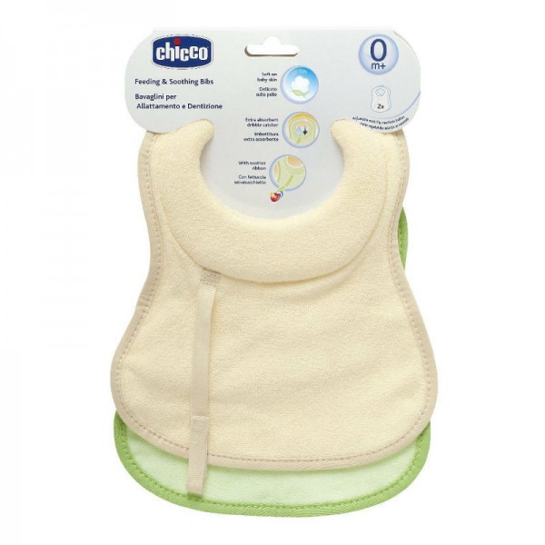 Нагрудники 0+ Chicco 310306031, 2 штуки