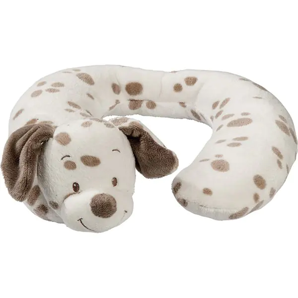 Детская подушка-подголовник Nattou Neck pillow Наттоу Нек пиллоу Max, Noa & Tom Собачка 777452
