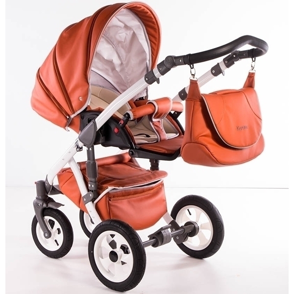 Детская коляска Street Racer Karona Eco 3 в 1, эко-кожа фото 9