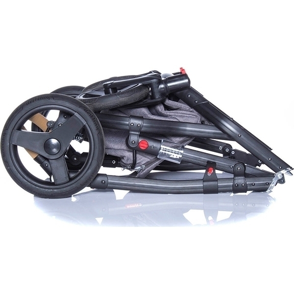 Детская коляска BeBe-Mobile Movo R 2 в 1, ткань+эко-кожа фото 7