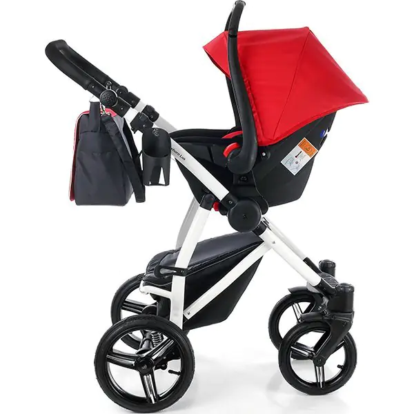 Детская коляска Esspero Newborn Lux Alu 3 в 1, шасси White фото 1
