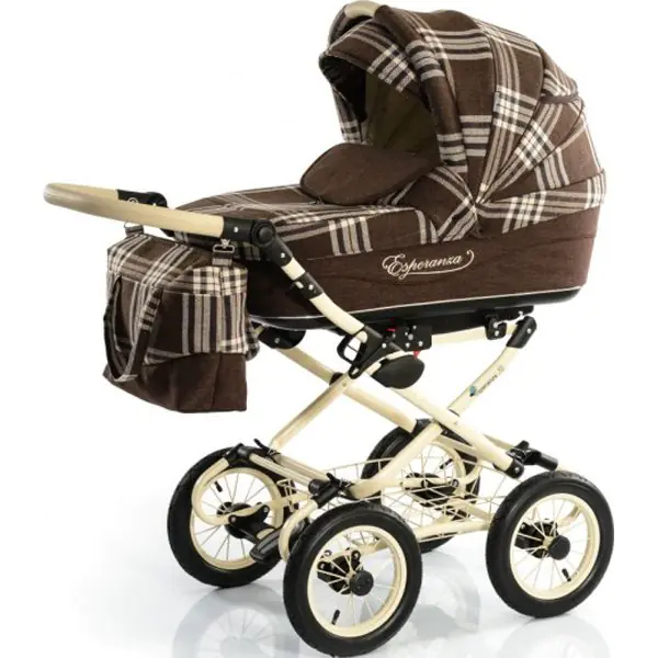Детская коляска Esperanza Classic Kasheymere 3 в 1 Цвет рамы Beige фото 4