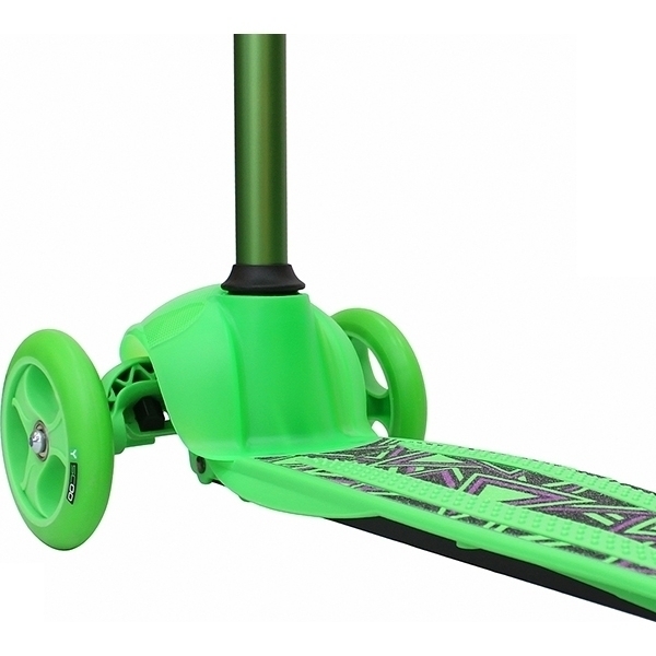 Трехколесный самокат Y-Scoo RT Trio Diamond 120 Kaleidoscope со светящейся платформой фото 12