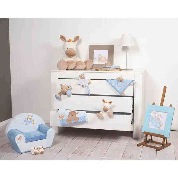 Мягкие игрушки Nattou Toy spiral Наттоу Той спираль Arthur & Louis Зебра и Носорог 644181 фото 8