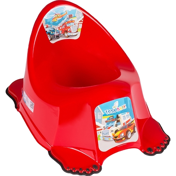Нескользящий детский горшок Tega Baby Машинки Cars - Фото