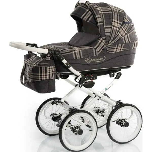 Детская коляска Esperanza Classic Kasheymere 2 в 1 Цвет рамы Beige фото 6