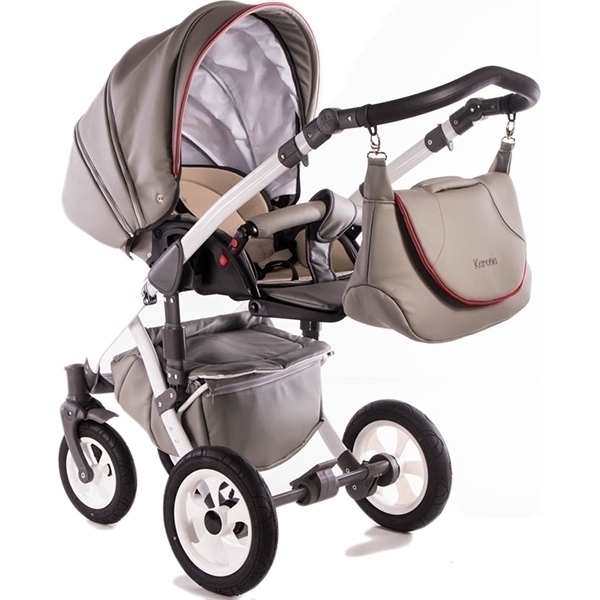 Детская коляска Street Racer Karona Eco 2 в 1, эко-кожа фото 6