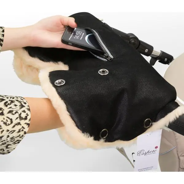 Муфта для рук Esspero Isabella 100% овечья шерсть фото 1