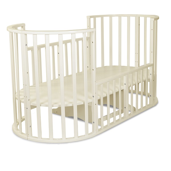 Детская кроватка Mr Sandman Round 10 в 1, универсальный маятник фото 6