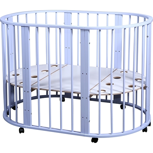 Овальная детская кроватка Nastella Baby Molly 7 в 1 без маятника